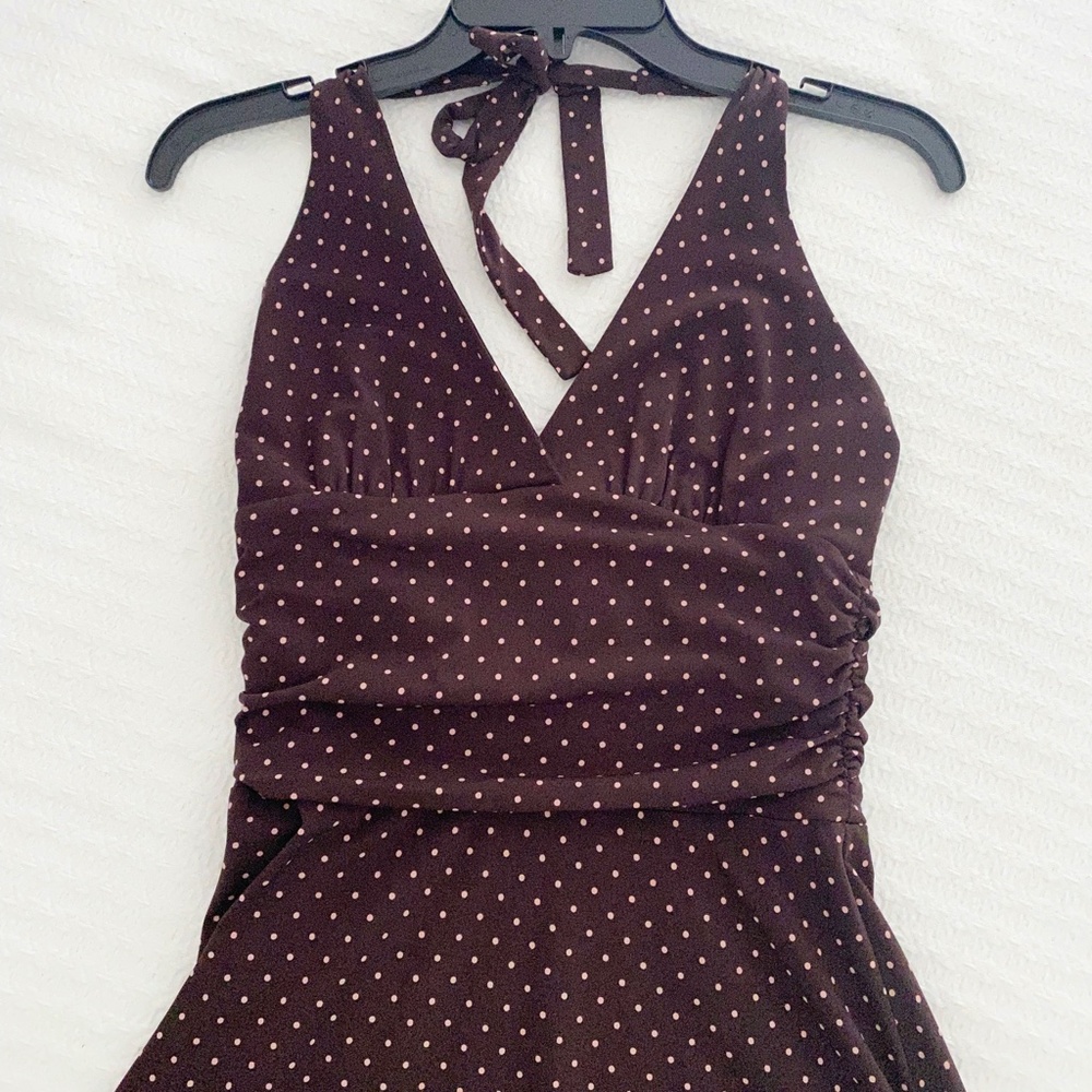 BGBG MaxAzria Polka Dot Halter Dress - S - Picture 4 of 7